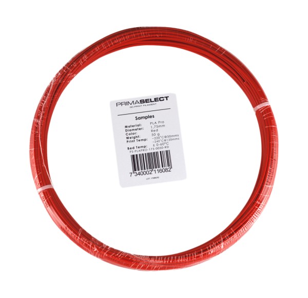 PrimaSelect PLA PRO - 1.75mm - 50 g - Rot