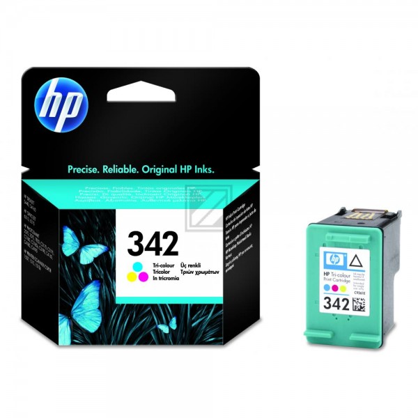 HP Tintenpatrone cyan/magenta/gelb (C9361EE, 342)