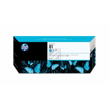 HP Tintenpatrone cyan (C4931A, 81)