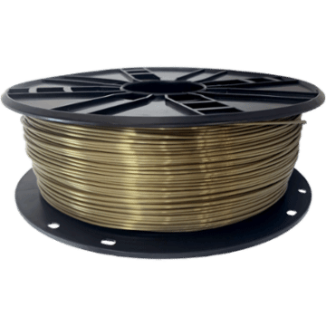 Ampertec 3D-Filament Seiden-PLA bronze mit Perlglanz 1.75mm 1000g Spule