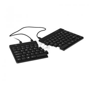 R-GO SPLIT ERGO TASTATUR QWERTZ DE RGOSP-DEWIBL schwarz/Kabel