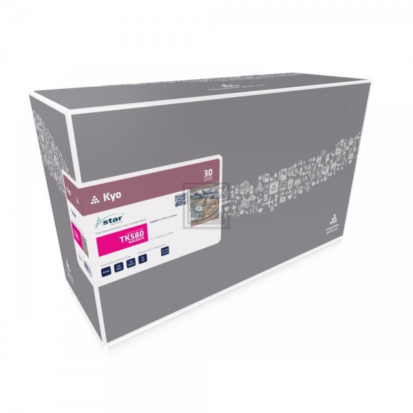 Astar Toner-Kit magenta (AS12580) ersetzt TK-580M