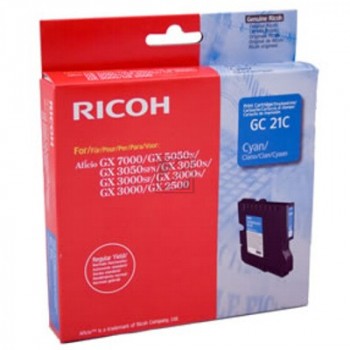 Ricoh Gel-Kartusche cyan (405533, GC21C)