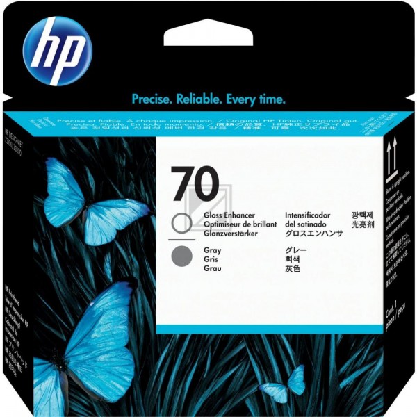 HP Tintendruckkopf Gloss Enhancer grau (C9410A, 70)