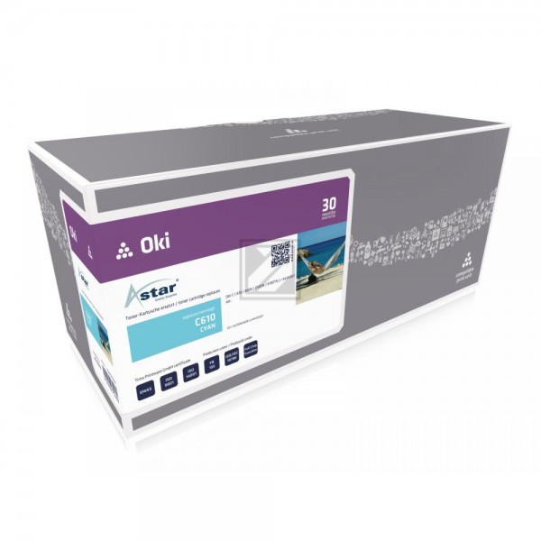 Astar Toner-Kit cyan (AS14610) ersetzt 44315307