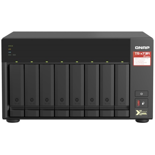 8-Bay Qnap TS-873A-8G 8 Bay NAS Enclosure - Storage Server - NAS