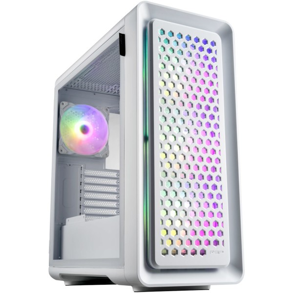 Midi FSP CUT593P E-ATX Ultra Tower 3xARGB WHITE