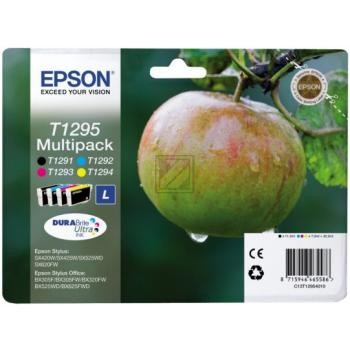 Epson Tintenpatrone gelb, magenta, schwarz, cyan SC (C13T12954012, T1295)