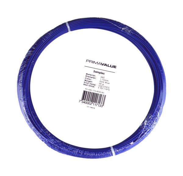 PrimaValue ABS - 1.75mm - 50 g spool - Blau