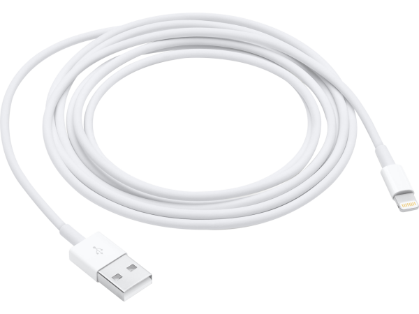 APPLE LADEKABEL USB 2.0 2m MD819ZM/A lightning weiss