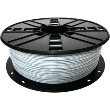 Ampertec 3D-Filament PLA graumeliert in Marmoroptik 2.85mm 1000g Spule