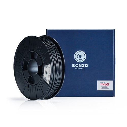 BCN3D Filaments PET-G - 2.85 mm - 750 g - Schwarz