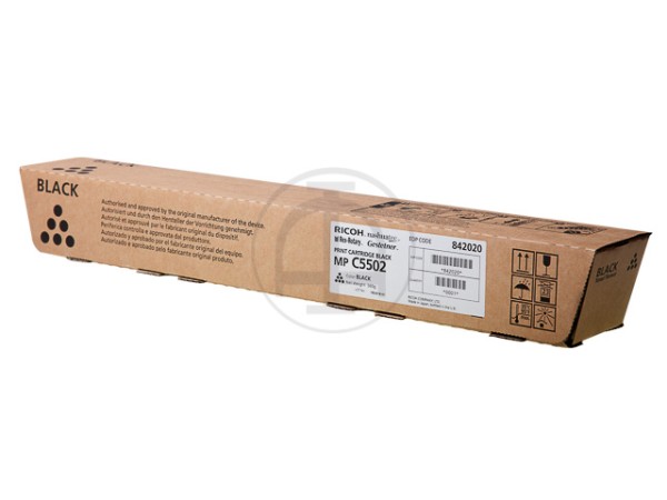 842020 Ricoh MPc4502 Toner Black Type MPc5502 31.000 Seiten