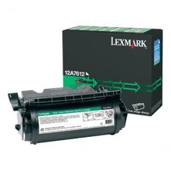 Lexmark Toner-Kartusche refurbished schwarz HC (12A7612)