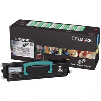 Lexmark Toner-Kartusche Prebate schwarz HC (E352H11E)