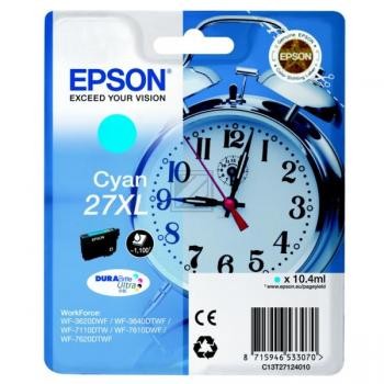 Epson Tintenpatrone cyan HC (C13T27124012, T2712)