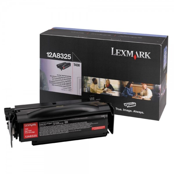 Lexmark Toner-Kartusche schwarz HC (12A8325)