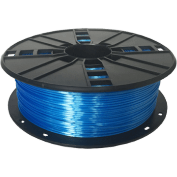 WhiteBOX 3D-Filament Seiden-PLA blau mit Perlglanz 1.75mm 1000g Spule